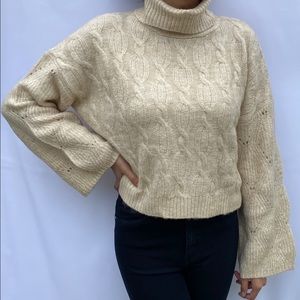 Bell Sleeve Knit Sweater